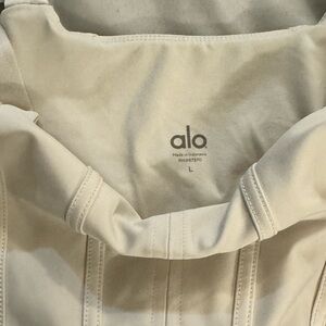 Alo crop top and shirt set, shirt M top L